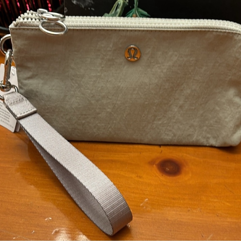 Light Green Lululemon Wristlet